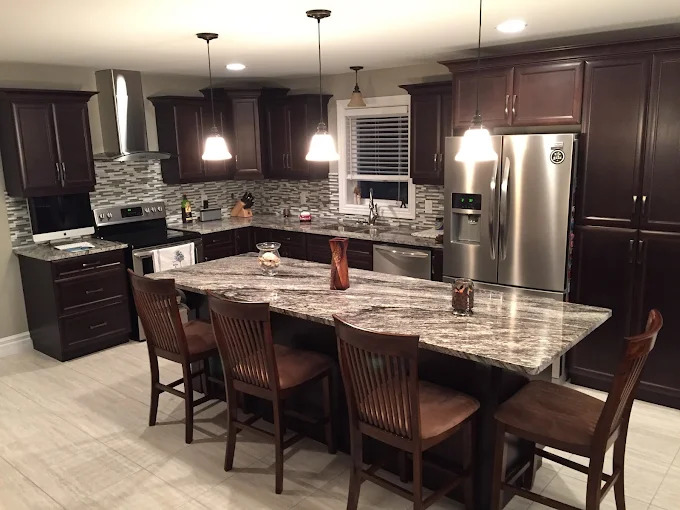 Dramatic Dark Kitchen